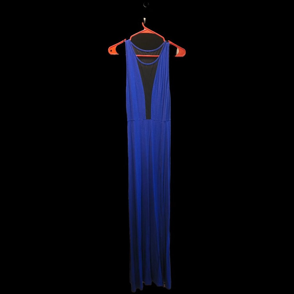 Deep v mesh dress